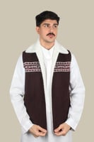 سديري لندن عنابي – جوخ فاخر مع قطعة سدو