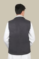 سديري لندن – جوخ فاخر بوجهين رمادي فاتح / رمادي غا...