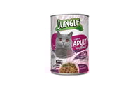 كرتون معلبات جينغل نكهات متعددة للقطط البالغة