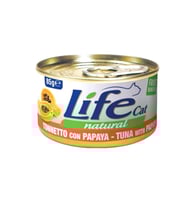 معلبات لايف كات بنكهات متعددة 85G