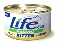 معلبات لايف كات بنكهات متعددة 85G