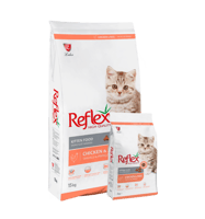 ريفليكس طعام جاف بالدجاج والأرز (كيتن) 15KG