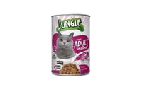 كرتون معلبات جينغل نكهات متعددة للقطط البالغة