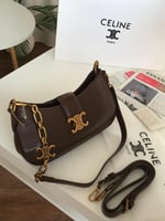 شنطه سيلين لوقو ذهبي