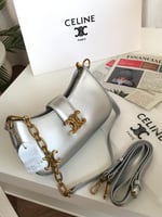 شنطه سيلين لوقو ذهبي