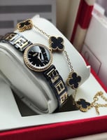 ساعه فندي مع الاسواره والخاتم