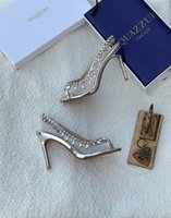 كعب اكوازورا فضي مع الملحقات