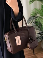 شنط ميوميو مع التعليقه بني