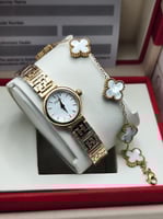 ساعه فندي مع الاسواره والخاتم