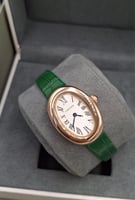 ساعه كارتير بينوار جلد اخضر