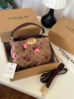 شنط كوتش مرسومه بالكرز