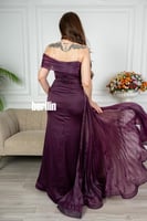 فستان سهرة توب باربي مميز بالفصوص الكرستالية لون م...