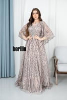 فستان سهرة نمط مرميد مميز بكم اوف شولدر فخم وبقصة...