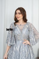 فستان سهرة نمط مرميد مميز بكم اوف شولدر فخم وبقصة...