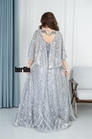 فستان سهرة نمط مرميد مميز بكم اوف شولدر فخم وبقصة...