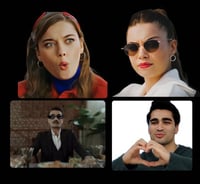 ستيكر مسلسل الطائر الرفراف4قطع