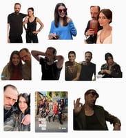 ستيكر مسلسل لتأتي الحياة كما تشاء10قطع