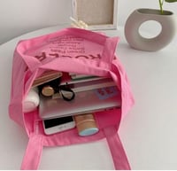 شنطة قماش بلونين