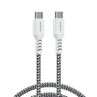 كيبل تايب سي بطول ٢ متر قماشي لون أبيض من ووبو FB-...