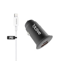 شاحن سيارة Active GO + كيبل Pd ماكس