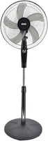 مروحة قائمة، قوة 40 واط، 3 سرعات - اسود