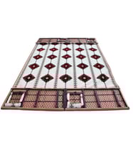 طقم كراسي مع فرشة ومراكي مدمجة