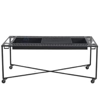 منقل مستطيل حطب 120 سم