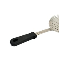 ملاس استيل هندي مقبض اسود 18 سم