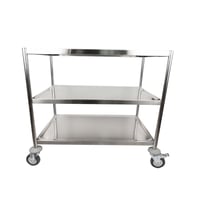 عربية استيل 3 رف مسطح