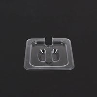 غطاء شفاف بفتحة (1/6)