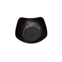 طبق تقديم ميلامين اسود بيضاوي 33 سم