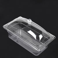 صواني شفاف مع غطاء عمق 20 سم