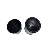 سلة زبالة استيل اسود 10 لتر