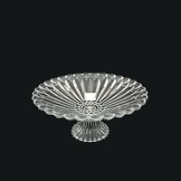 صينية تقديم اكريلك منقوش بقاعدة