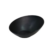 طبق تقديم ميلامين اسود 35 سم