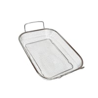 سلة ومصافي شبك بطاطس استيل 37×27×7 سم