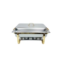 سخان سفنديش استيل قواعد ذهبية 9 لتر