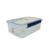 صندوق تخزين بلاستيك بقفل 38×25×13 سم