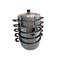قدر بخار استيل للمنتو 5 دور 50×30 سم