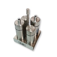 طقم مزيتة و ملاحات بهارات استيل 4 قطع