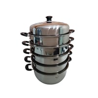 قدر بخار استيل للمنتو 5 دور 50×30 سم