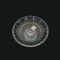 صينية تقديم اكريلك مزخرفة بقاعدة