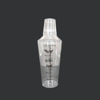 شيكر اكريلك شفاف 700 مل