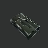 صندوق وعلبة مناديل اكريلك شفاف