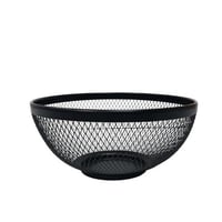 سلة فواكه اسود دائرية 25×11 سم