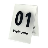 ارقام طاولات اكريليك 1 - 15