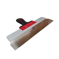 قشاطة صاج استيل مقبض اسود 35 سم