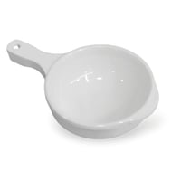 طبق ميلامين لمعة دائري بمقبض 12 سم