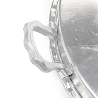 صحن مفطح المنيوم بيضاوي