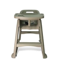 كرسي اطفال بعجلات رصاصي